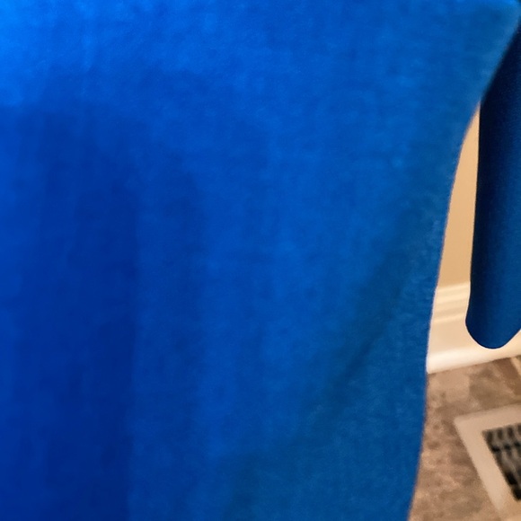 Kasper Blue Blazer Elegant Open Front Design - Picture 2 of 5